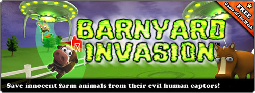 بازی رئیس مزرعه - Barnyard Invasion